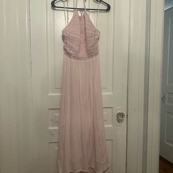 Hollister Pink Halter Sundress - Picture 1 of 4